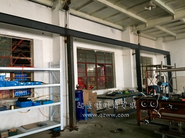 老式車間無(wú)鋼結(jié)構(gòu)加裝起重機(jī)的案例